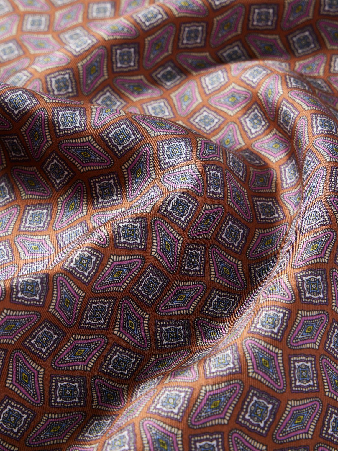 De Petrillo - Printed Silk-Twill Pocket Square