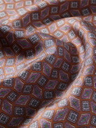 De Petrillo - Printed Silk-Twill Pocket Square