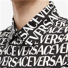 Versace Men's Repeat Logo Shirt in Black