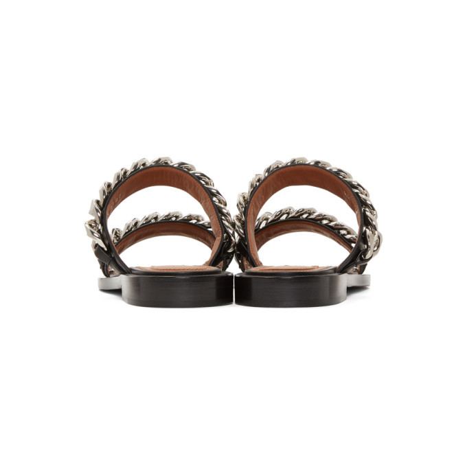 GIVENCHY- Double Chain Sandales チェーントリムサンダル GIVENCHY- Double Chain Sandales チェーントリムサンダル