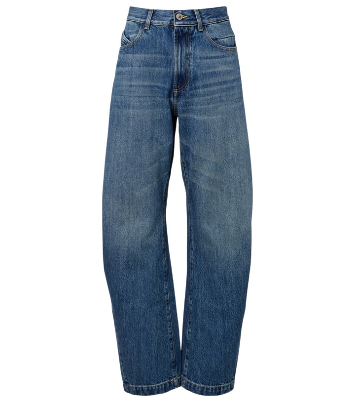 Photo: The Attico Mid-rise barrel-leg jeans