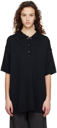 Teurn Studios SSENSE Exclusive Black Jane Polo