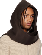 colbo Brown Head Wrap Hooded Scarf