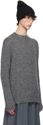 Jil Sander Gray Crewneck Sweater