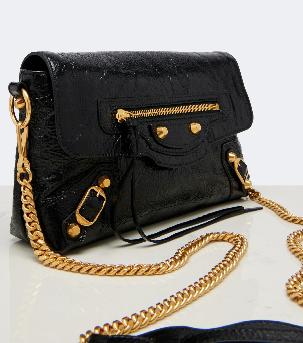 Balenciaga Le City Mini leather crossbody bag
