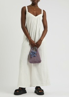 Free People Drifting Dreams Linen-blend Jumpsuit White XS (UK 4-6 / XS)