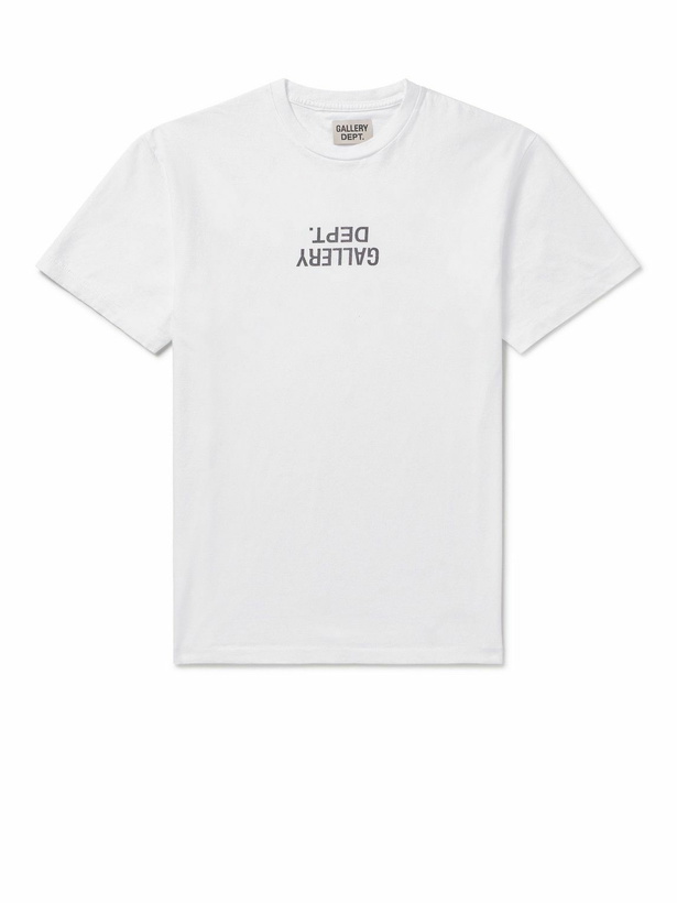 Photo: Gallery Dept. - Logo-Print Cotton-Jersey T-Shirt - White