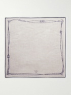 Loro Piana - Embroidered Cashmere and Silk-Blend Voile Scarf