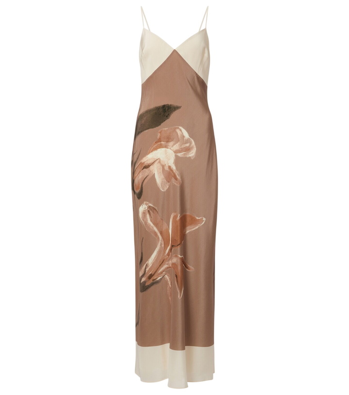 Photo: SIR Azaliea floral silk max dress