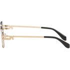 Palm Angels Gold Imperial Sunglasses