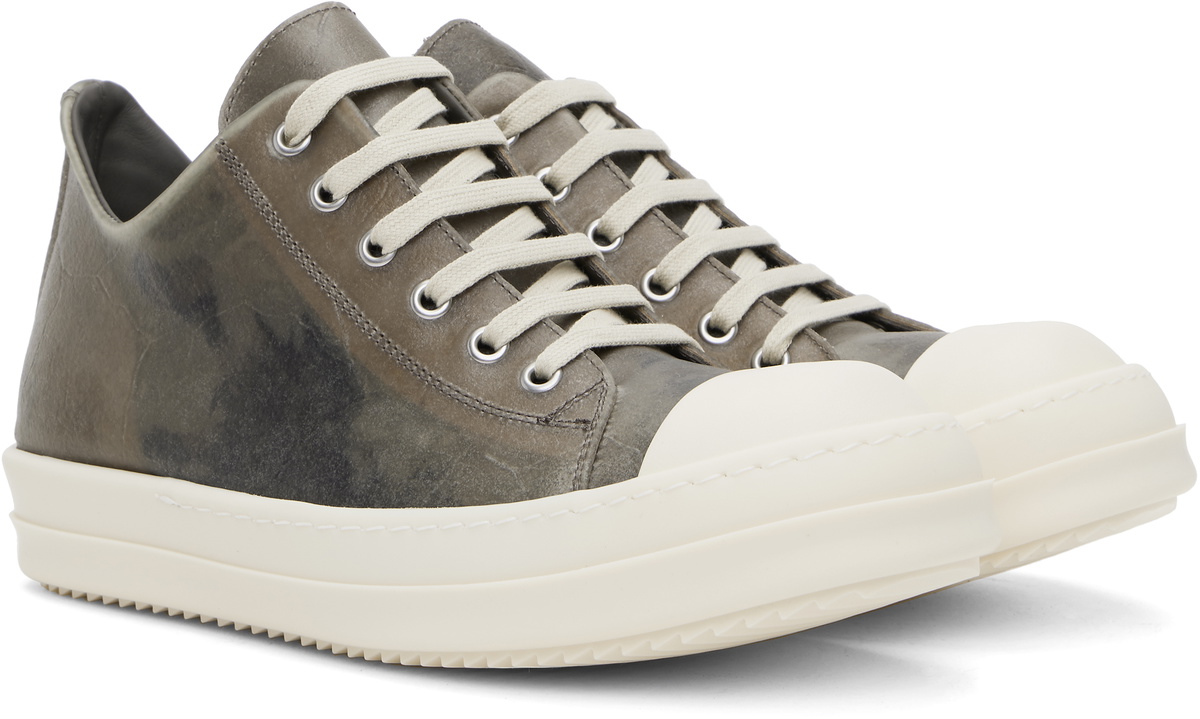 【トレンドカラー】RICKOWENS Hollywood Low Sneaks スニーカー Rick Owens Gray Hollywood Low Sneaks Sneakers Rick Owens