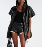 Magda Butrym Peplum leather jacket