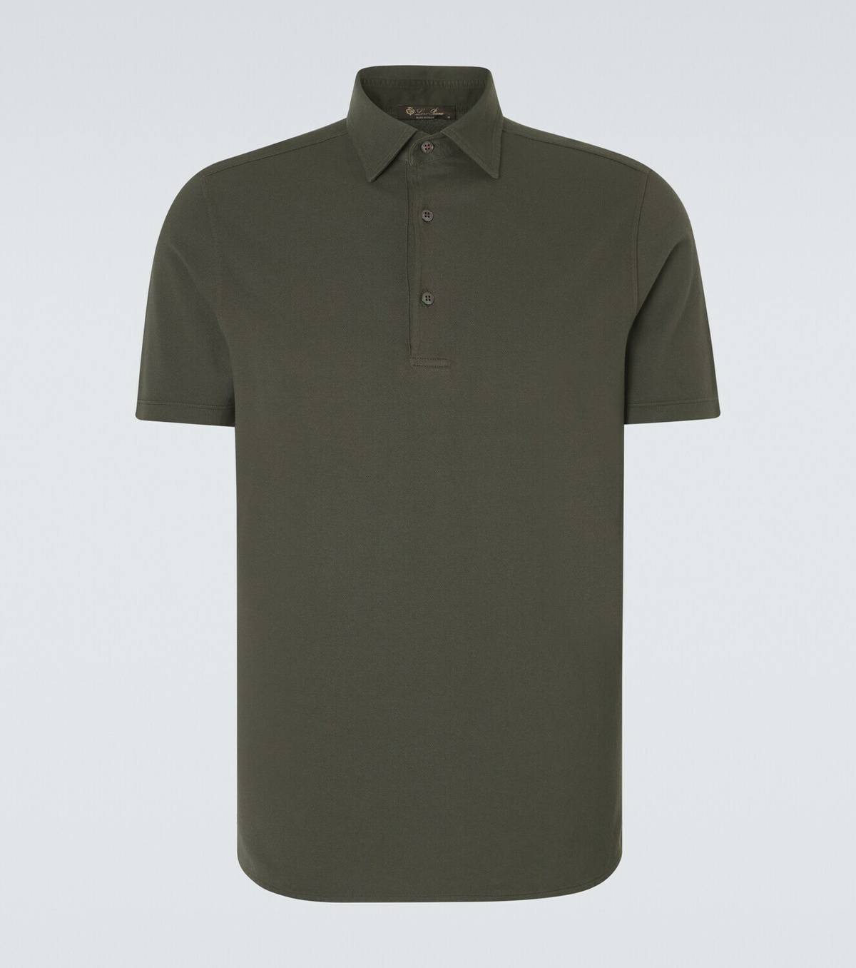 Loro Piana Brenna cotton piqué polo shirt
