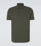 Loro Piana Brenna cotton piqué polo shirt