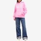 ERL Unisex Silver Printed Venice Hoodie in Pink