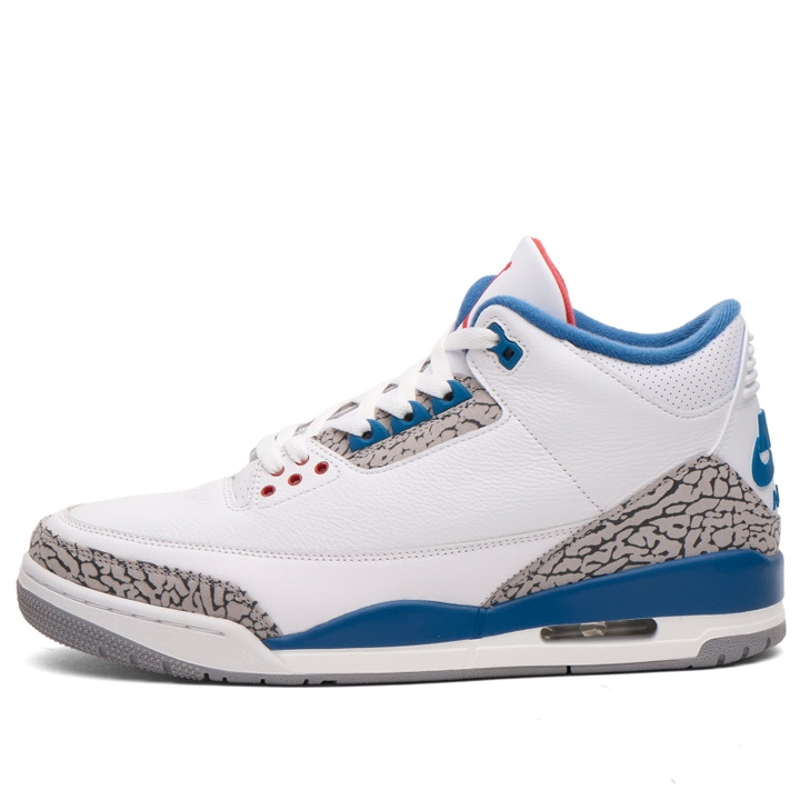 Photo: Air Jordan Men's 3 Retro OG Sneaker in White/True Blue