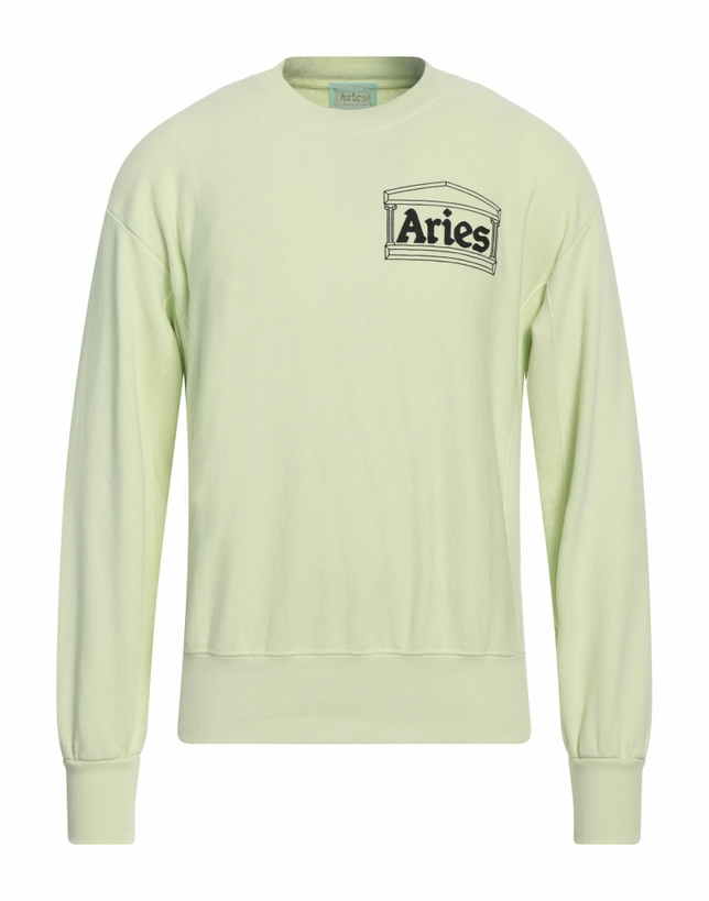Photo: Aries Mens Sweatshirt Light in Green