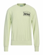 Aries Mens Sweatshirt Light in Green