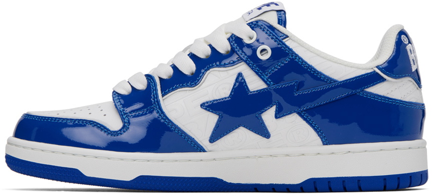 BAPE Blue & White SK8 STA #5 Sneakers A Bathing Ape
