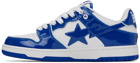 BAPE Blue & White SK8 STA #5 Sneakers