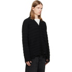 MM6 Maison Margiela Black Wool Cardigan