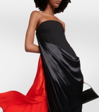 Ferragamo Draped bodycon maxi dress