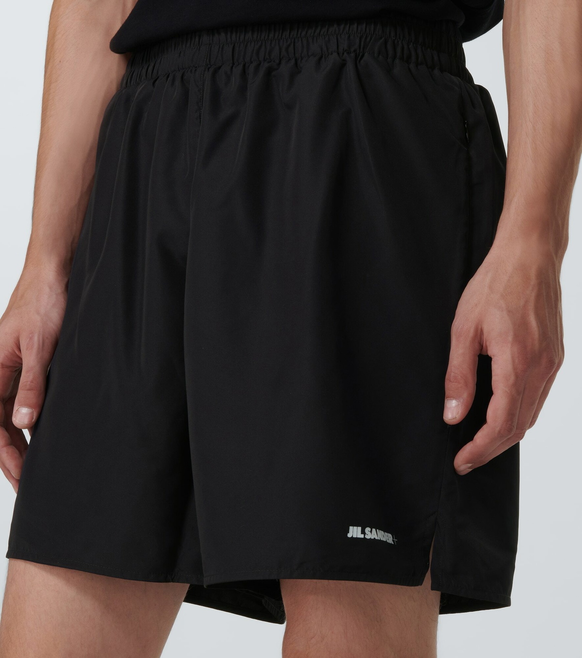 Jil Sander Embroidered Logo Bermuda Shorts