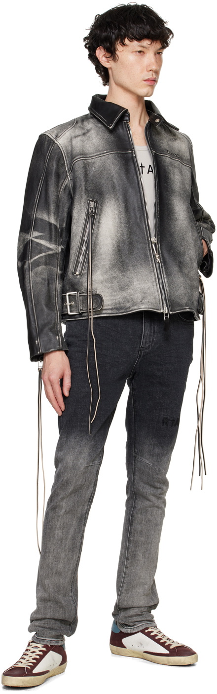 RTA Black Bryant Skinny Jeans