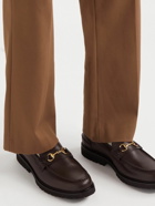 VINNY's - Le Club Horsebit Leather Loafers - Brown