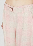 Ada Check Pants in Pink