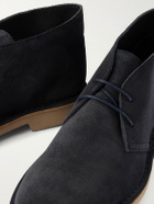 Mr P. - Suede Desert Boots - Blue