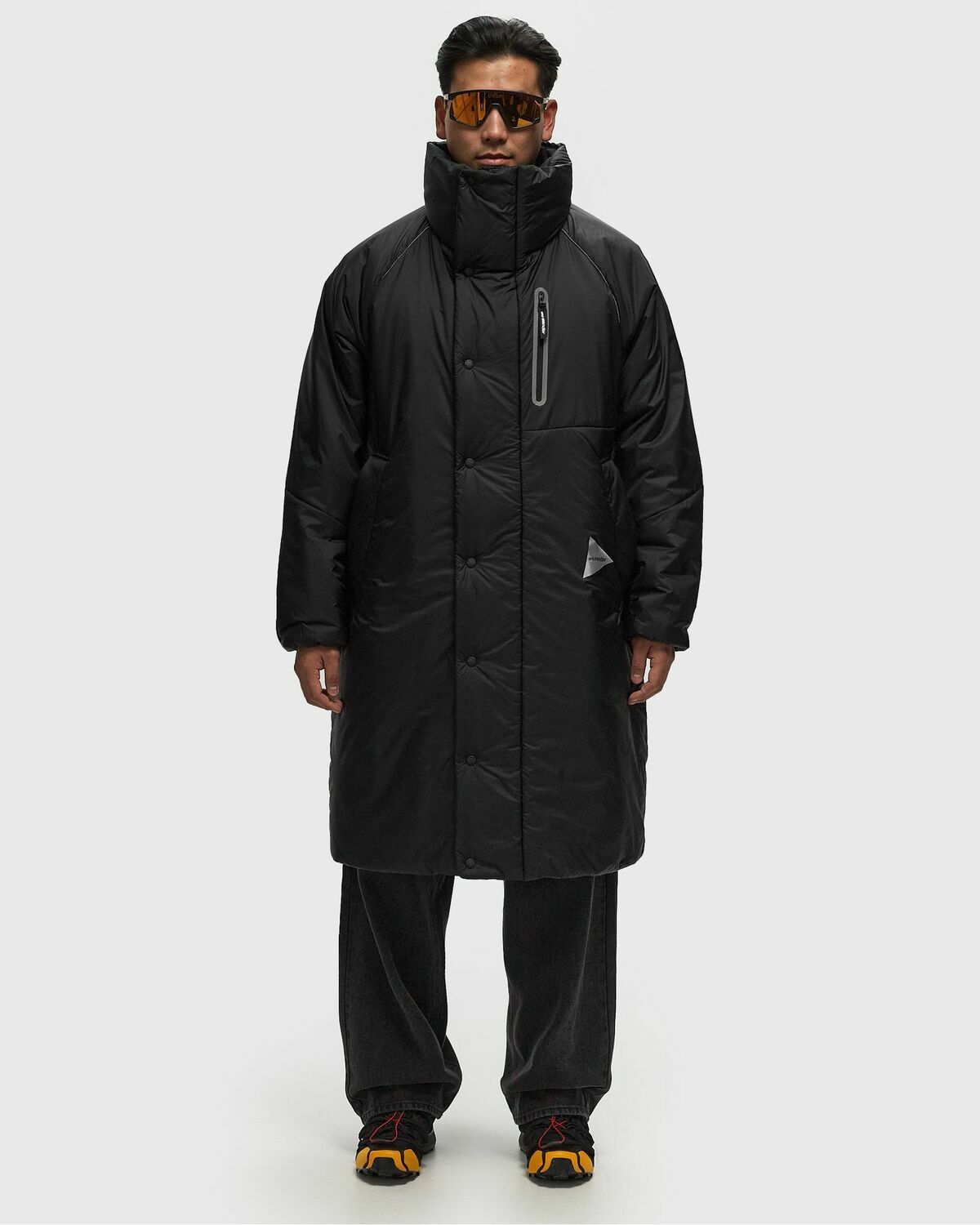 And Wander Ripstop PRIMALOFT insulation coat Black Mens Coats