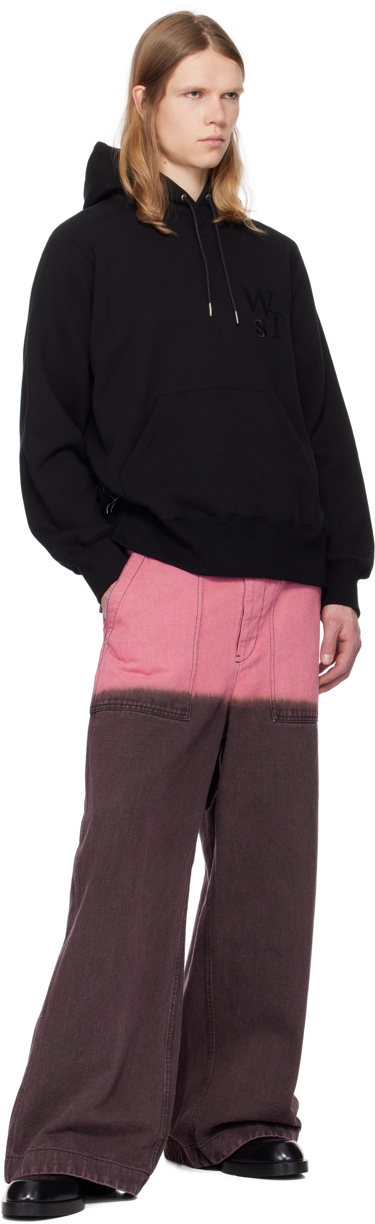 SACAI WTAPS Flock Print Hoodie