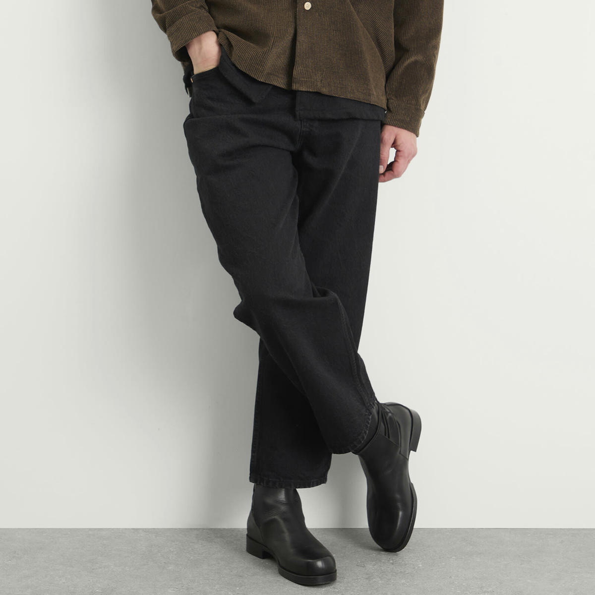 A Kind of Guise Men's Terek Jeans in Vintage Black Denim