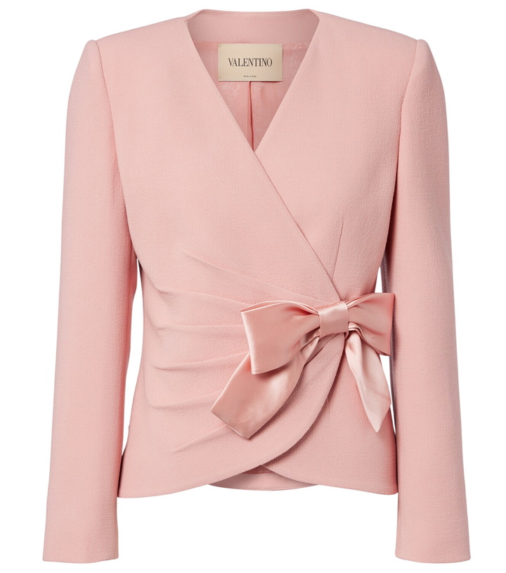 Photo: Valentino Virgin wool crêpe jacket