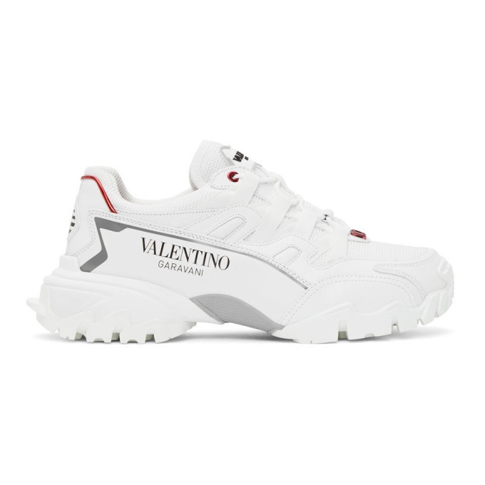 Photo: Valentino White Valentino Garavani Climbers VLogo Sneakers
