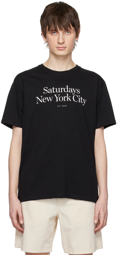 Photo: Saturdays NYC Black Miller T-Shirt