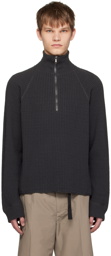 Our Legacy Gray Half-Zip Sweater