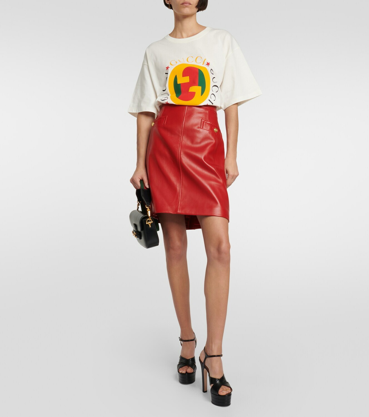 Gucci Printed cotton-jersey T-shirt