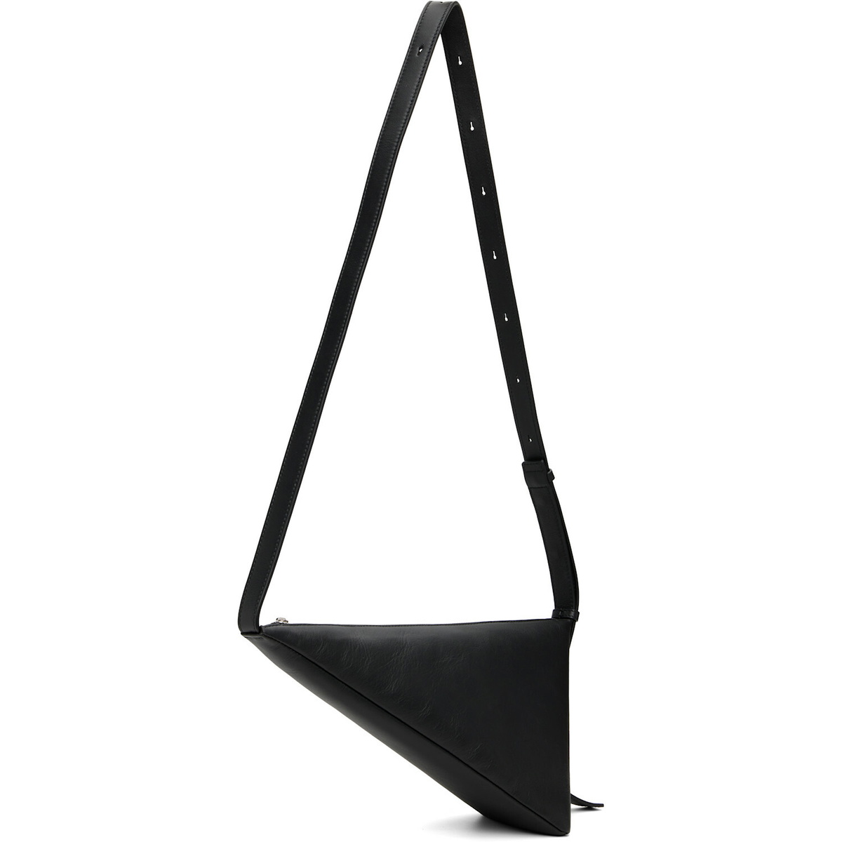 Jil Sander Black Triangle Crossbody Bag