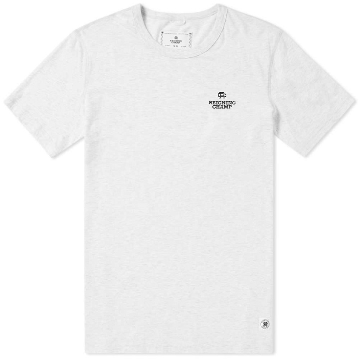 Photo: Reigning Champ Chest Logo Tee Grey