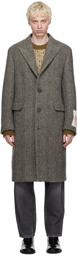 Golden Goose Gray Single-Breasted Coat