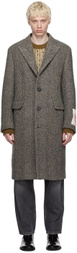 Golden Goose Gray Single-Breasted Coat