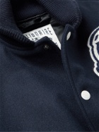 BILLIONAIRE BOYS CLUB - Astro Logo-Embroidered Felt Bomber Jacket - Blue