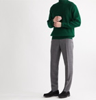 Thom Sweeney - Ribbed Merino Wool and Cashmere-Blend Rollneck Sweater - Green