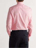 HUGO BOSS - Jason Slim-Fit Cutaway-Collar Cotton and Hemp-Blend Shirt - Pink