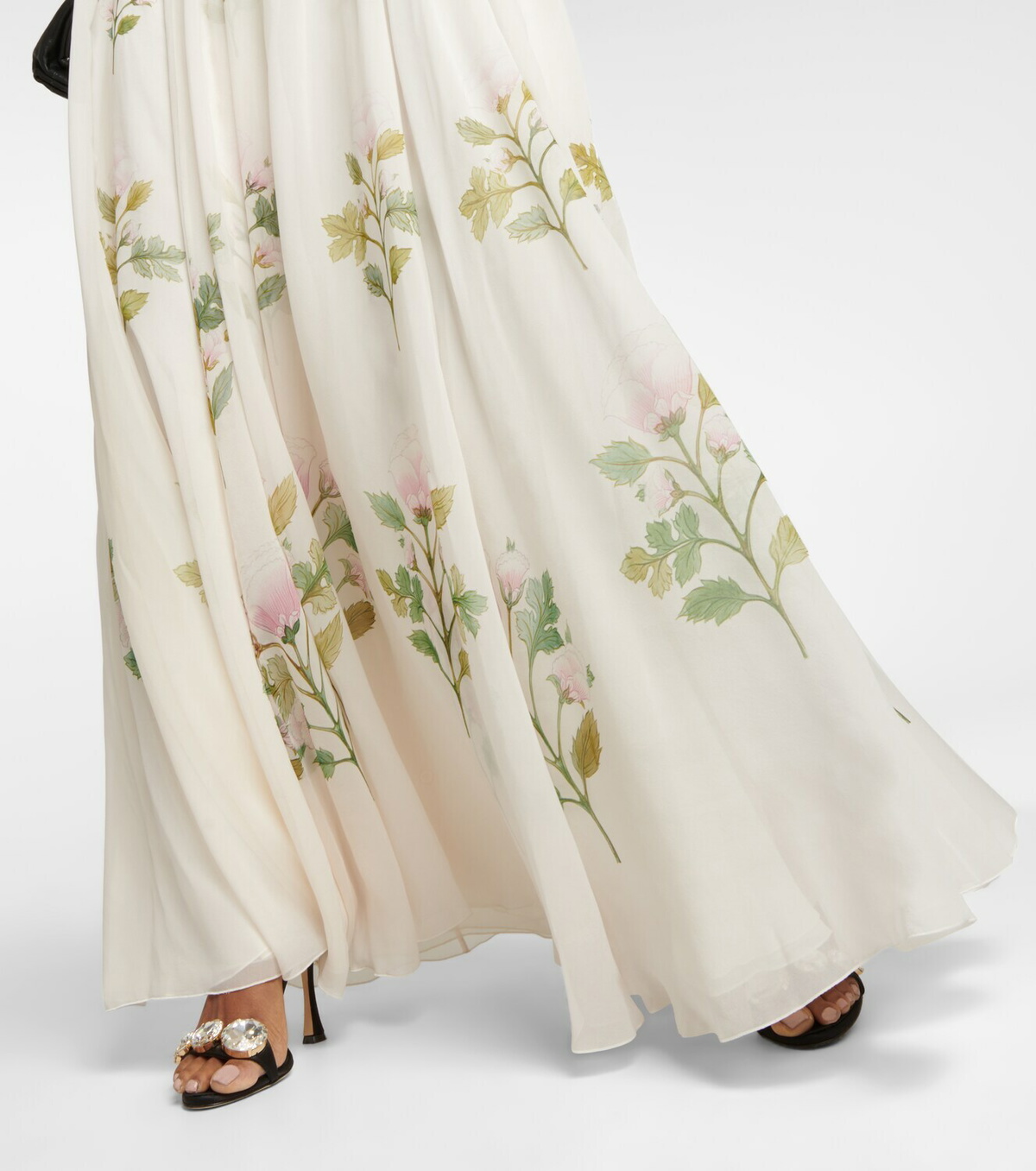 Giambattista Valli - Floral silk georgette gown Giambattista