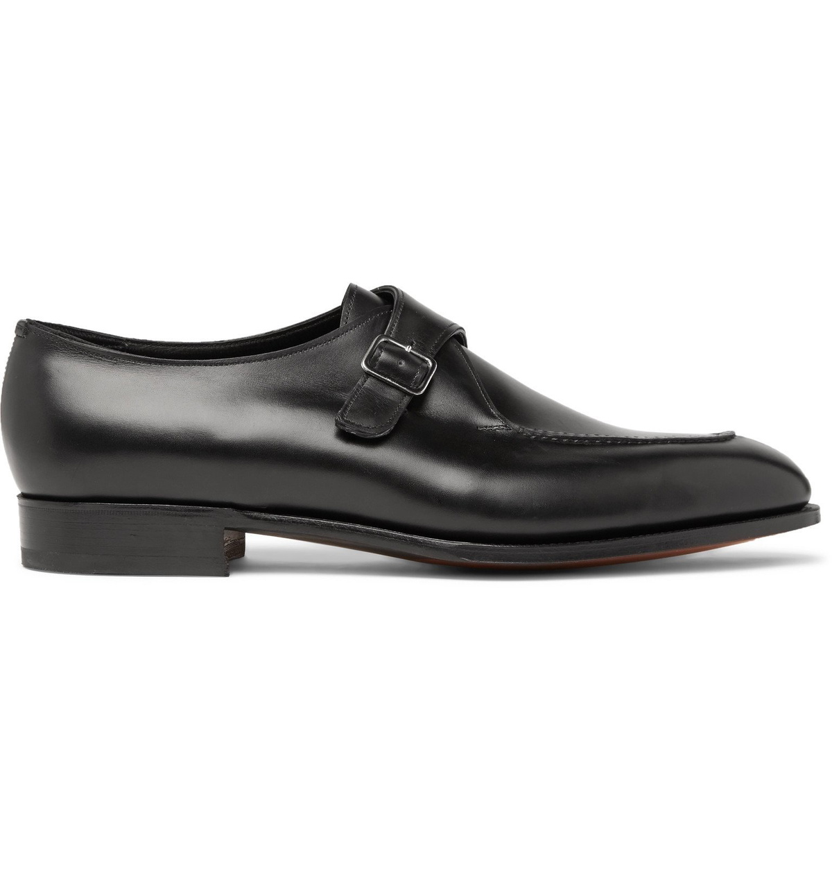 Edward Green - Clapham Leather Monk-Strap Shoes - Black Edward Green