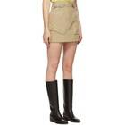 Andersson Bell Khaki Mika Miniskirt