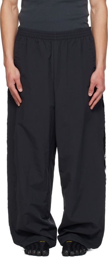 Photo: VETEMENTS Black Taped Track Pants